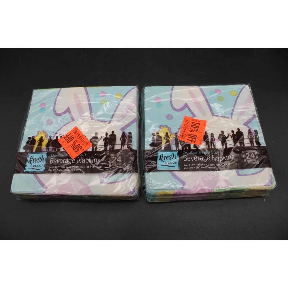 Paper Napkins Lot 6 Packs (128) Holiday Assorted Party Craft Decoupage